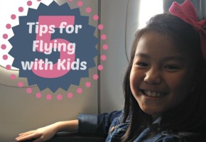 Tips for Flying with Kids Title