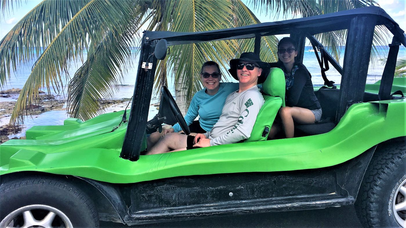 See Cozumel the fun way: Omar's VW Buggy Tour - Family Travels on a Budget