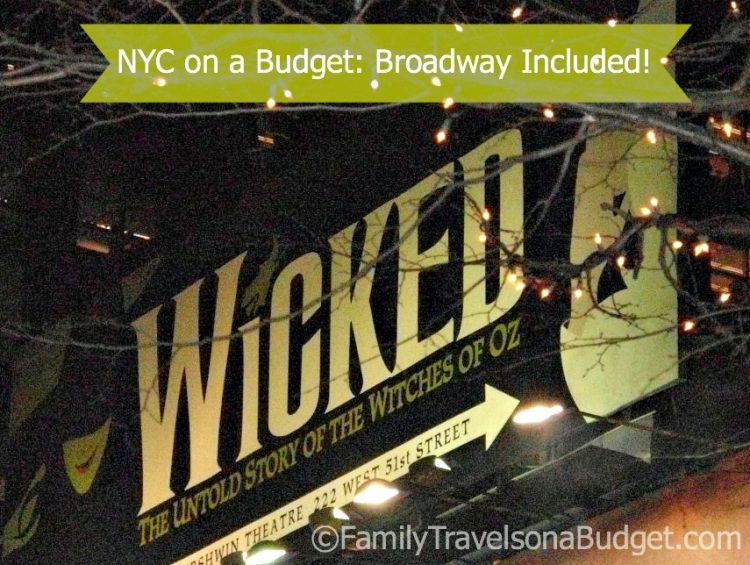 New York City Budget Broadway