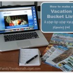 How to make a vacation bucket list