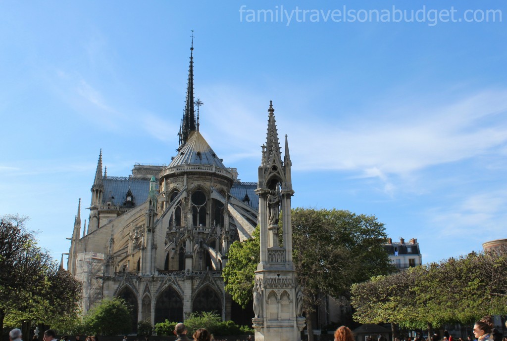 Photos of the Notre Dame Cathedral spires