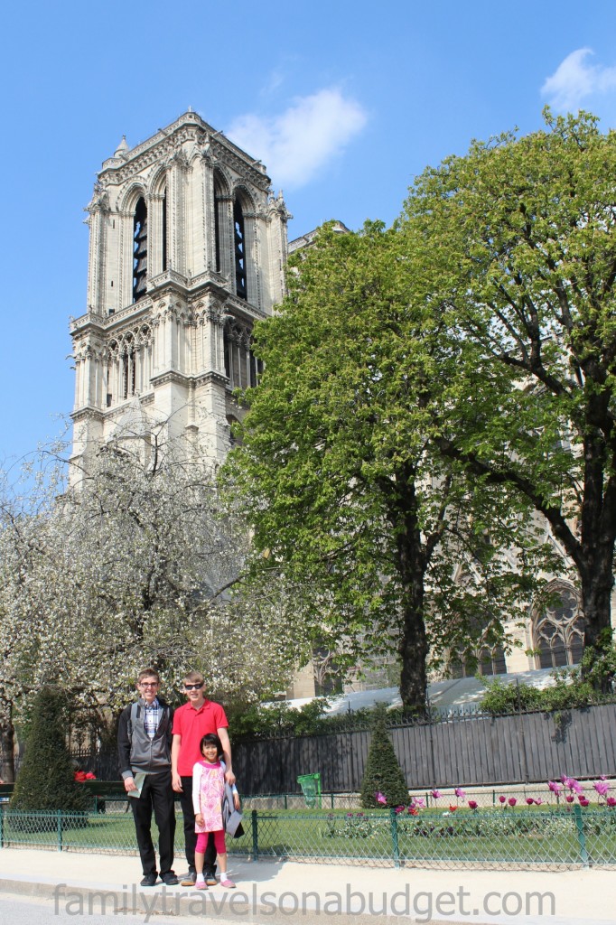 Notre Dame bell tower tour with kids