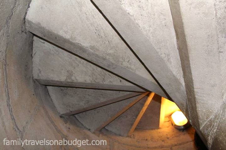 Notre Dame Cathedral circular stairs