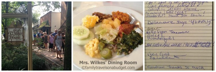 Southern cuisine, served family style, is the specialty at Mrs. Wilkes' Dining Room