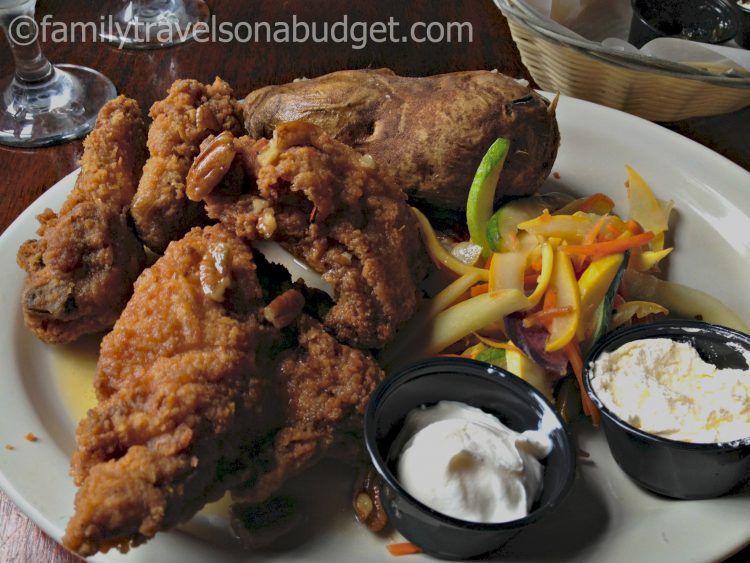 Best dinner in Savannah? The Pirate's House famous fried chicken -- fitting for the oldest building in Savannah