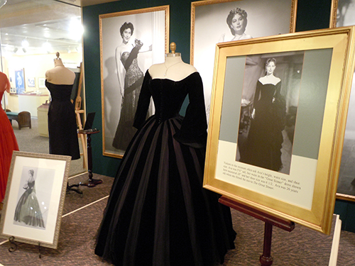 Ava Gardner's dress from The Great Sinner. Property of Ava Gardner Museum, used with permission