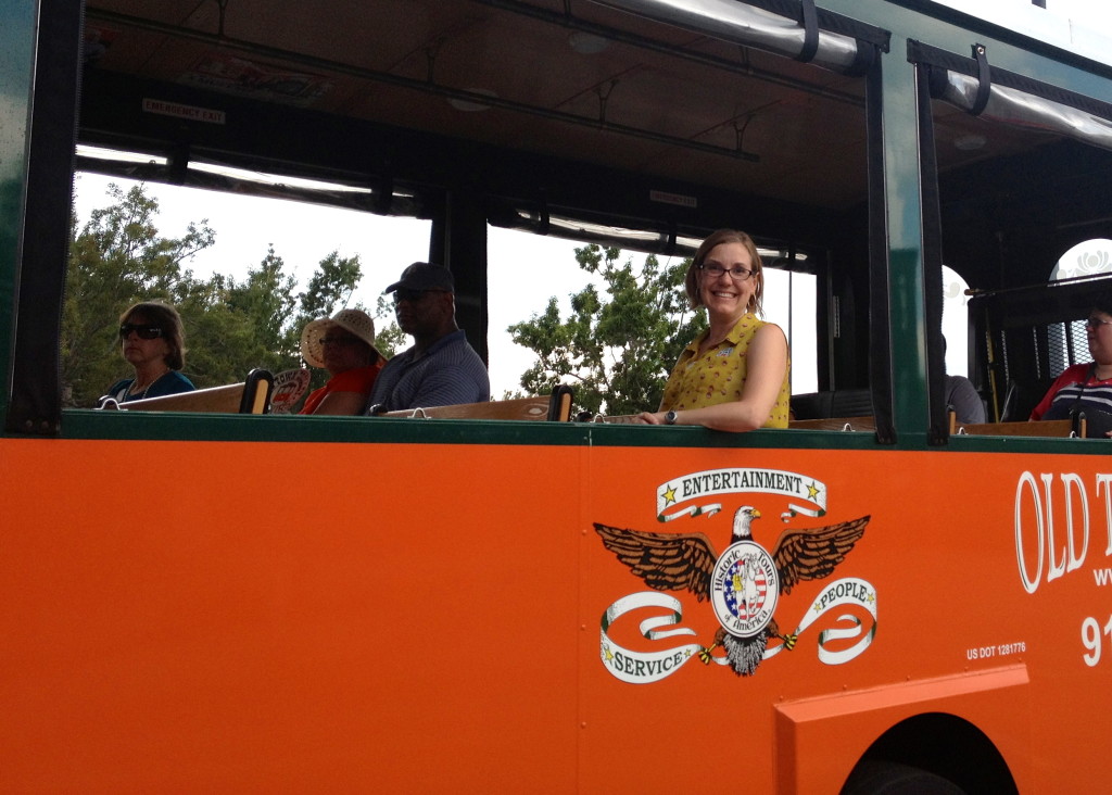 Savannah Old Town Trolley Tour -- a great way to see the city with kids