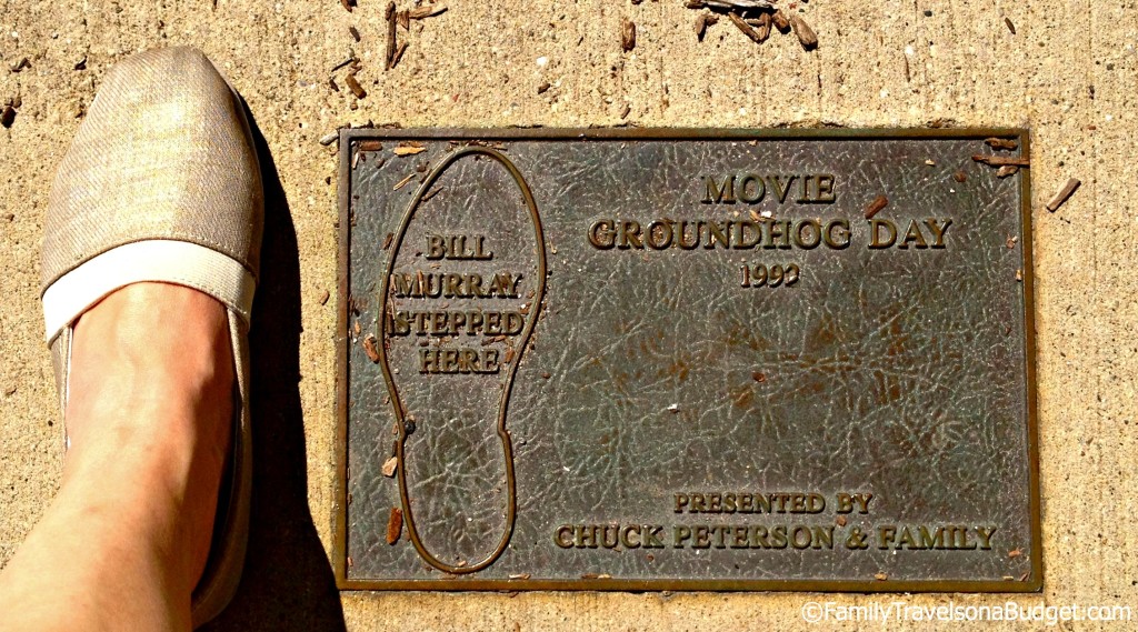 Groundhog Day Puddle Scene Plaque