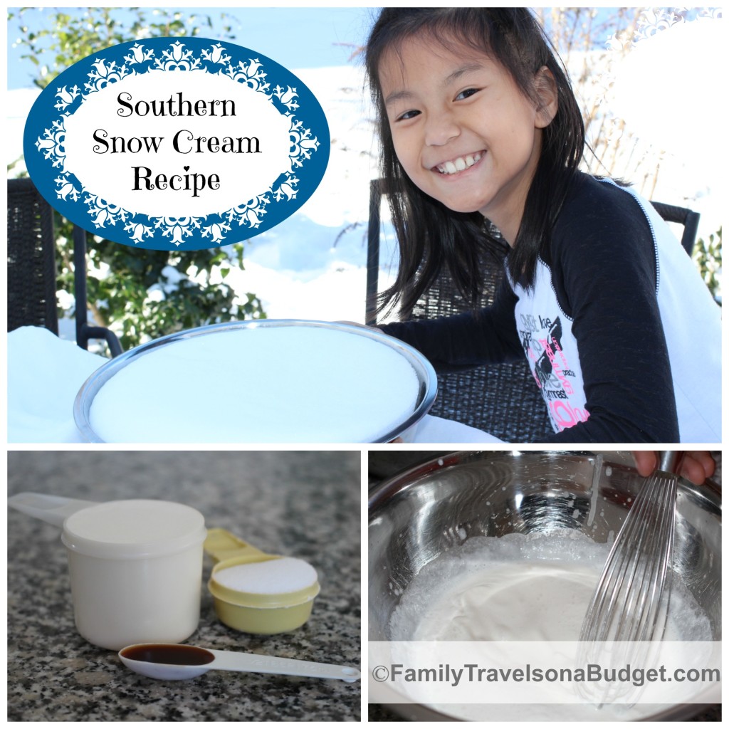 Snow Cream Recipe