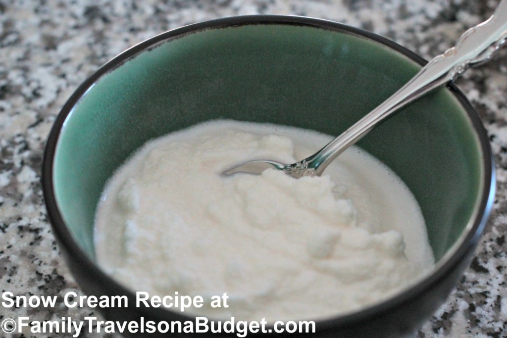 Snow Cream Recipe 7