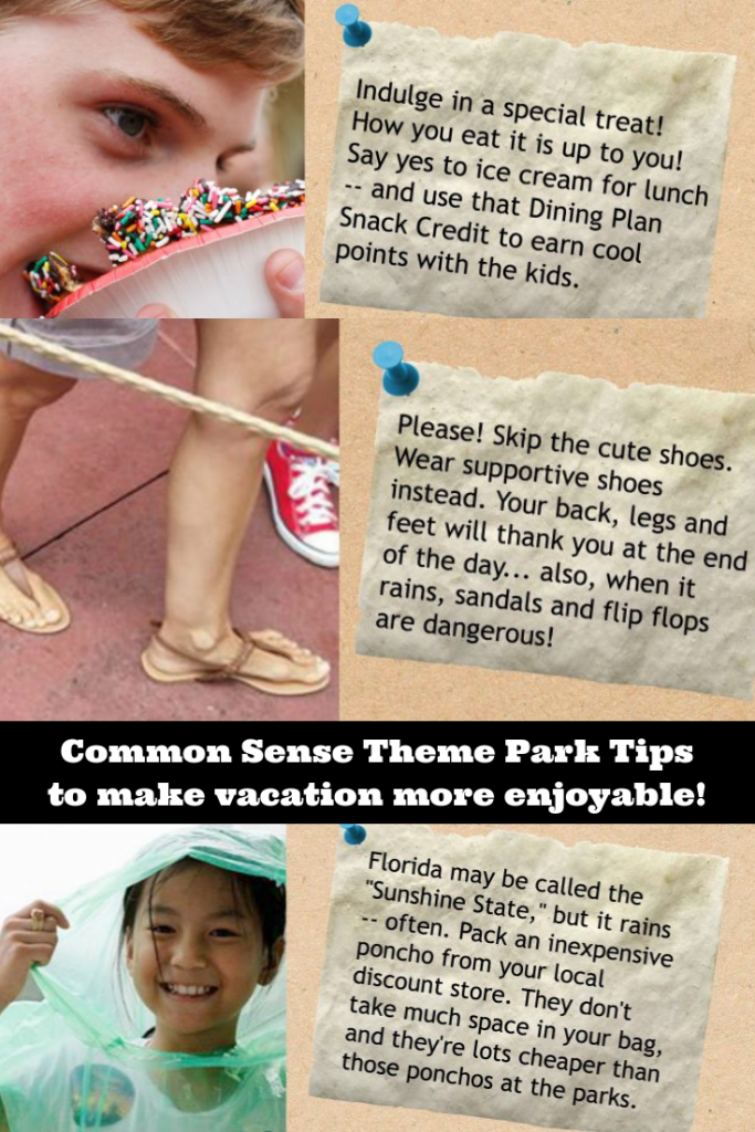 Common sense advice for visiting Disney World.