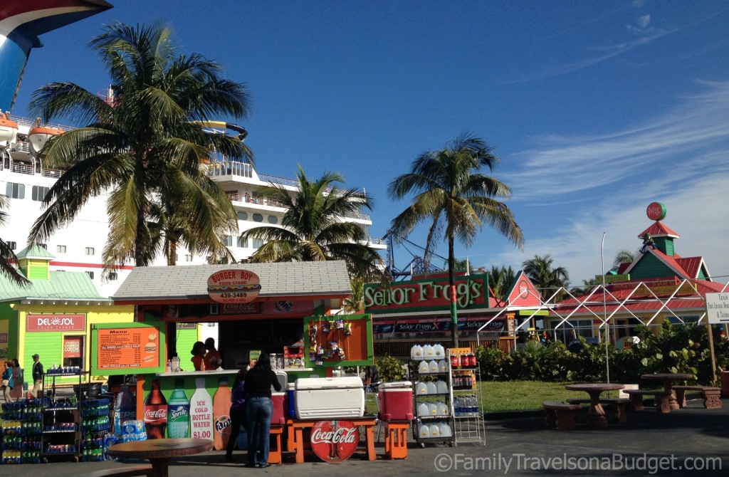 The cruise port at Freeport, The Bahamas