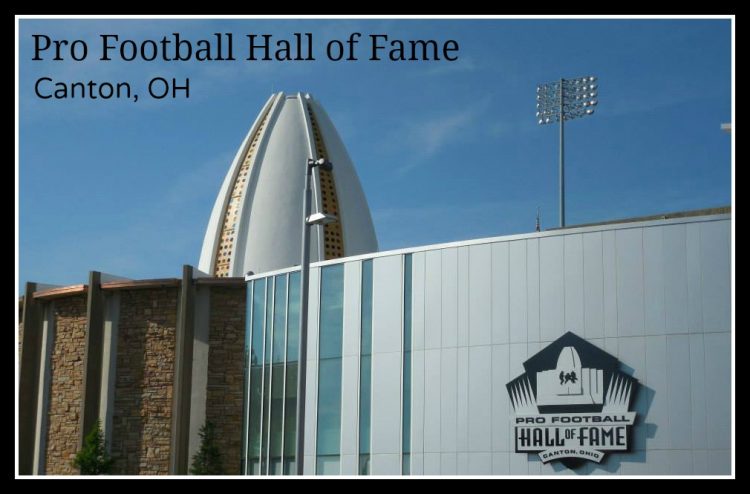 Official NFL Replay booth at the Pro football hall of fame 