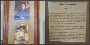Laura Bush's shrine