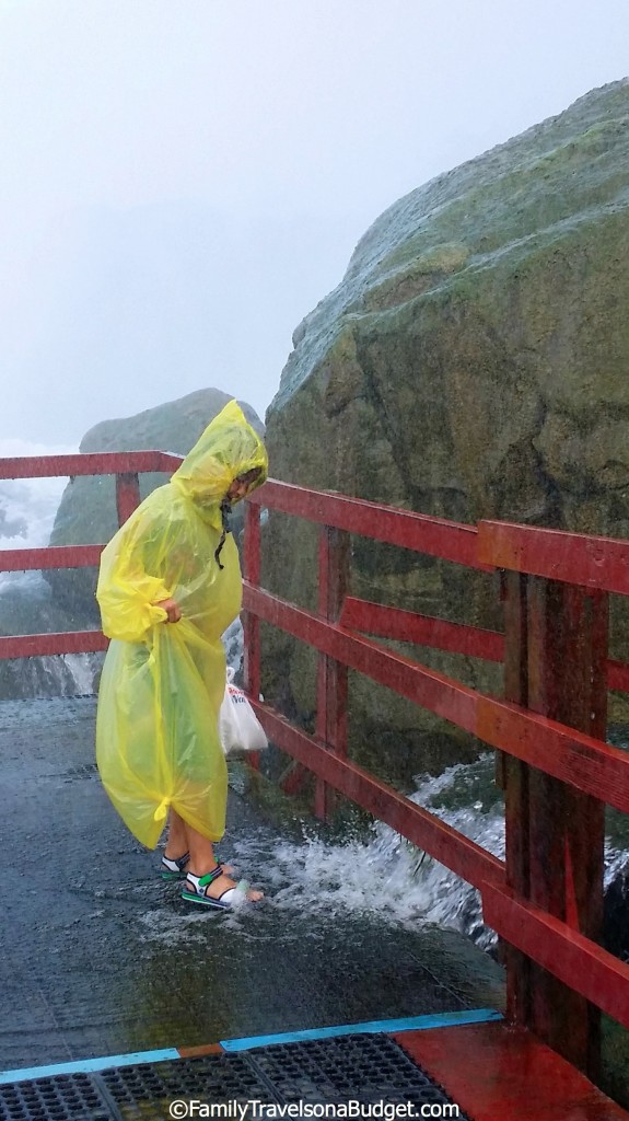 Playing in Puddles at Cave of the Winds