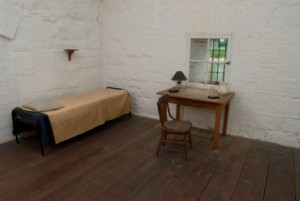 Jefferson Davis Cell at Fort Monroe Photo Courtesy of Hampton CVB