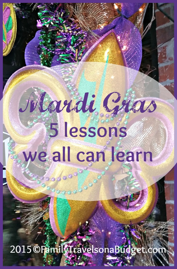 Mardi Gras at FamilyTravelsonaBudget.com