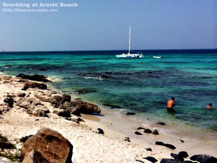 Arashi Beach Aruba by Julia Sayers