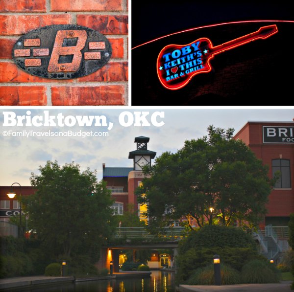 OKC, Bricktown District and canal