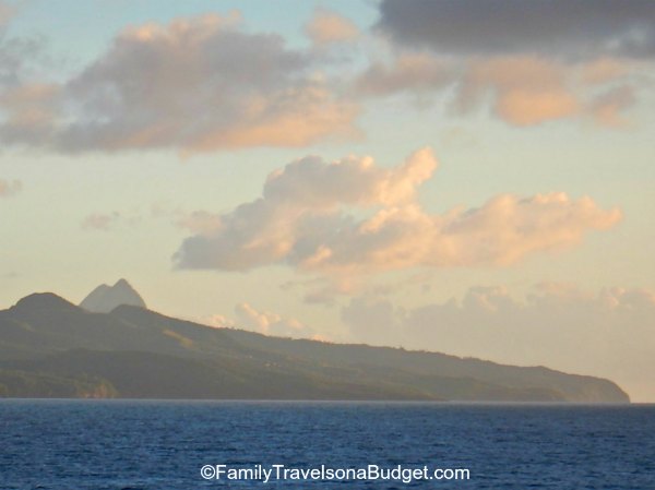 Saying goodbye to the Pitons