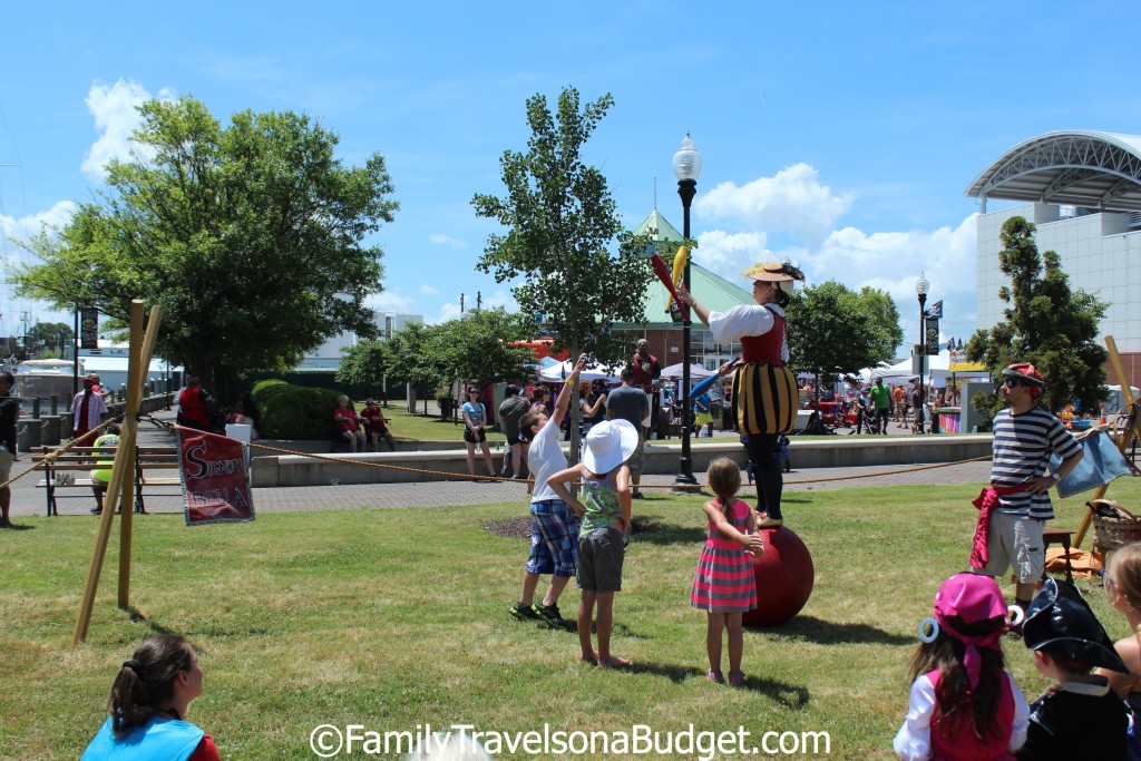 Children's area Blackbeard Pirate Festival in Hampton