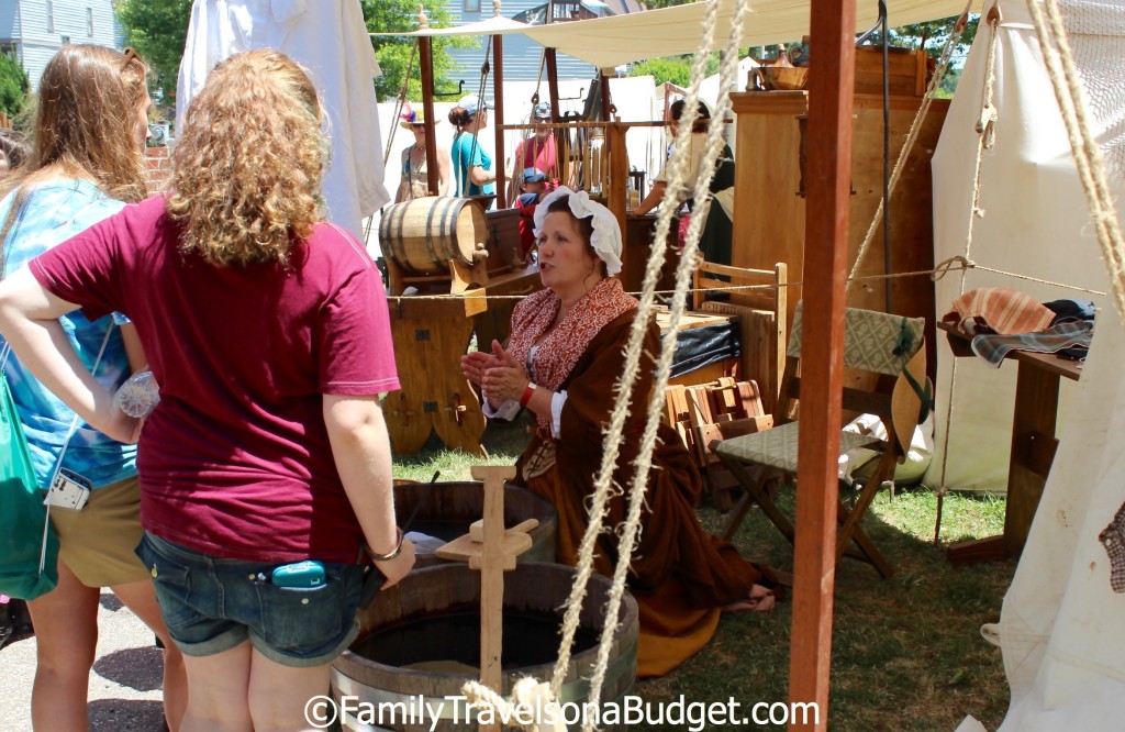 Blackbeard's pirate camp in Hampton VA