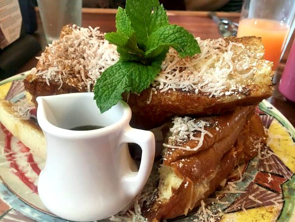 Baltimore: Miss Shirley's famous coconut cream cheese stuffed french toast