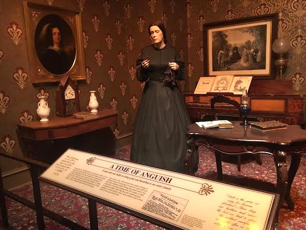 In the Civil War Exhibit -- the effect of war on the family.
