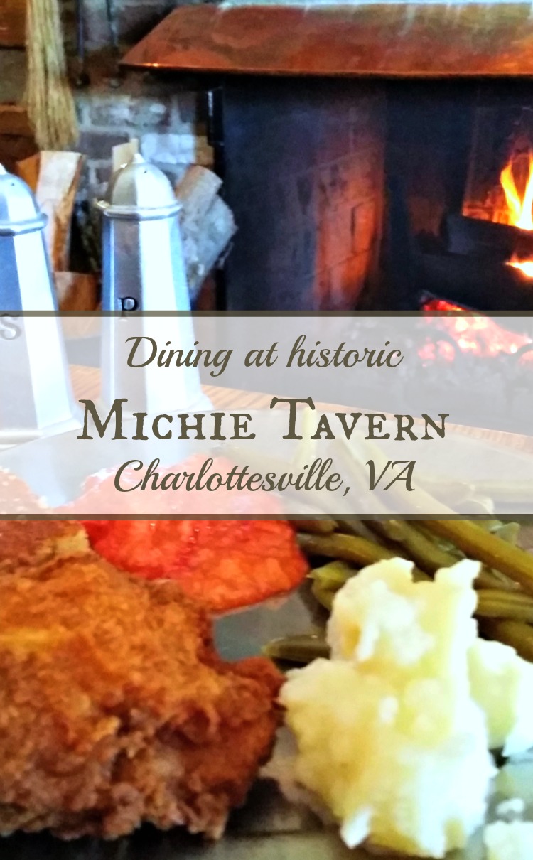 Dining at historic Michie Tavern in Charlottesville, VA