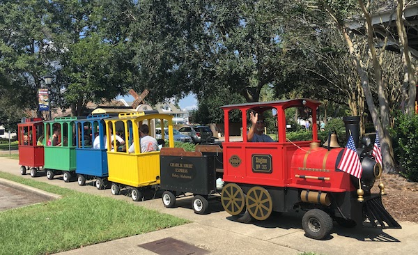 Free rides at the Foley train museum