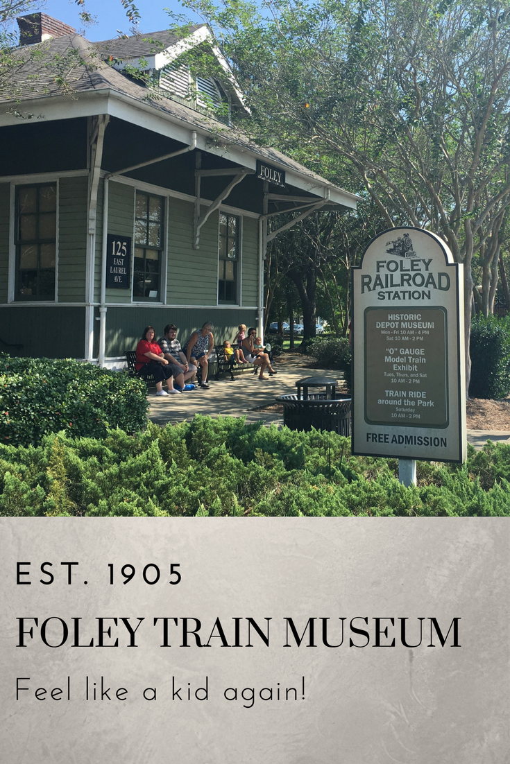 Foley train museum in the old train depot