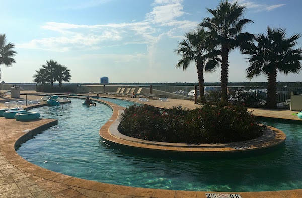 Rooftop Orange Beach condos with lazy river at Turquoise Place