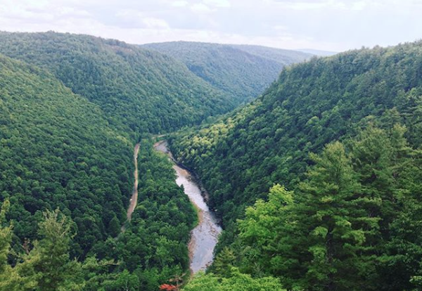 Pine Creek Gorge offers adventure vacations like hiking, biking, rustic camping and horseback riding.