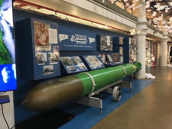 Torpedo Factory in Alexandria Virginia by the Potomac River.