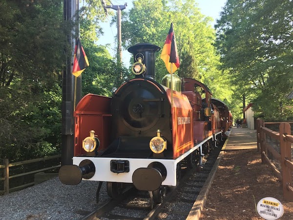 Train at Busch Gardens Williamsburg.