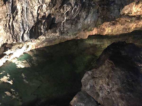 Underground lake at Perry's Cave.