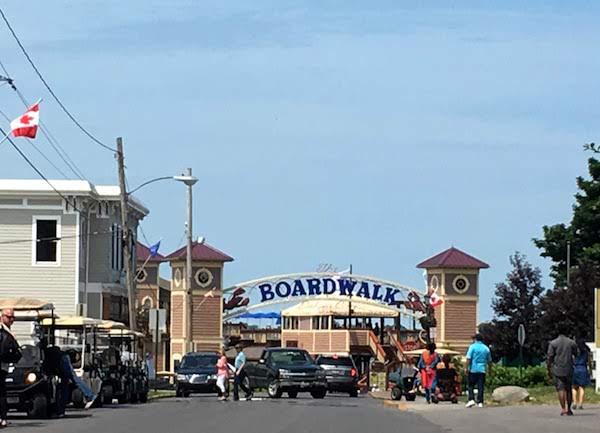 Boardwalk at Put-In-Bay in Ohio.