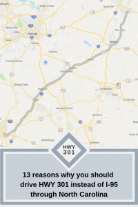 HWY 301 is a great alternate route to I-95 in North Carolina, here's why