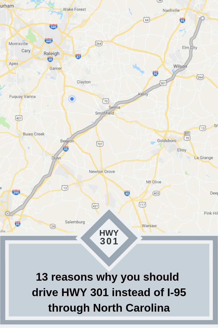 Take the scenic route • 13 reasons why traveling HWY 301 is better than I-95