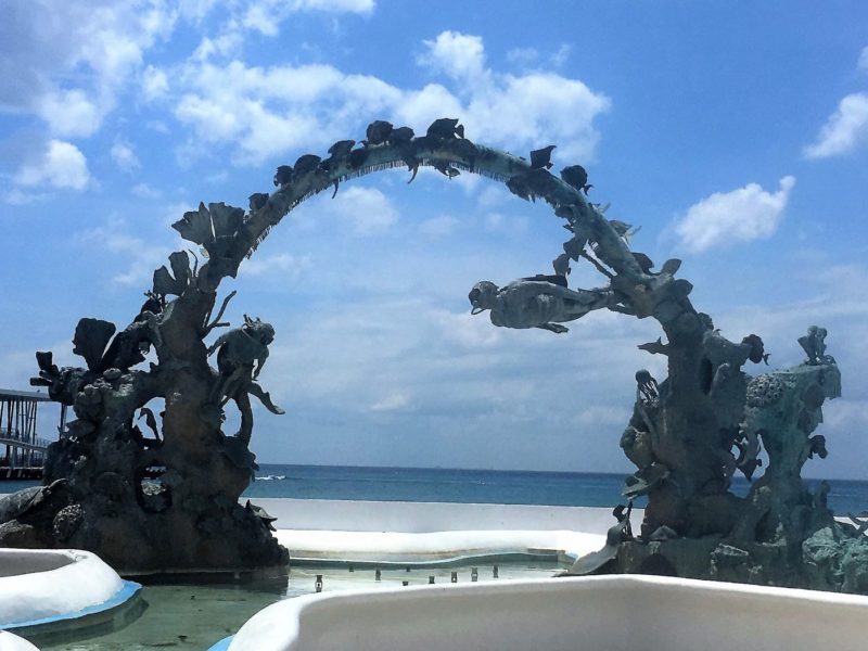 Diver's Memorial in Cozumel, Mexico where our shore excursion met up.