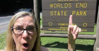 Worlds End State Park in the Pennsylvania Mountains