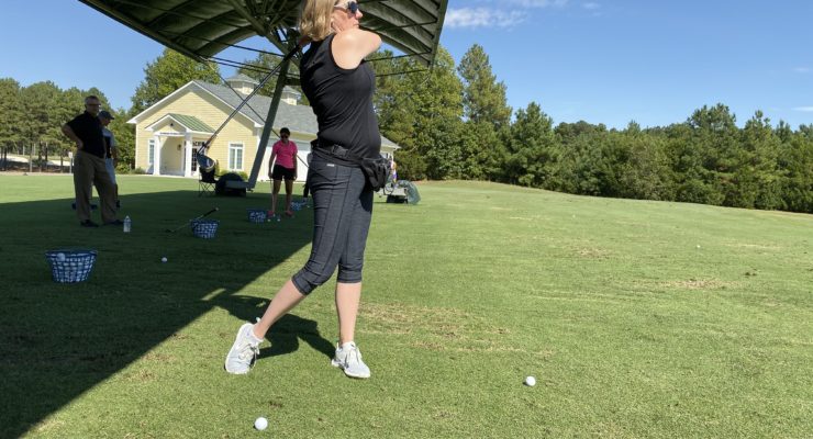 Golf lesson at Independence Golf Club