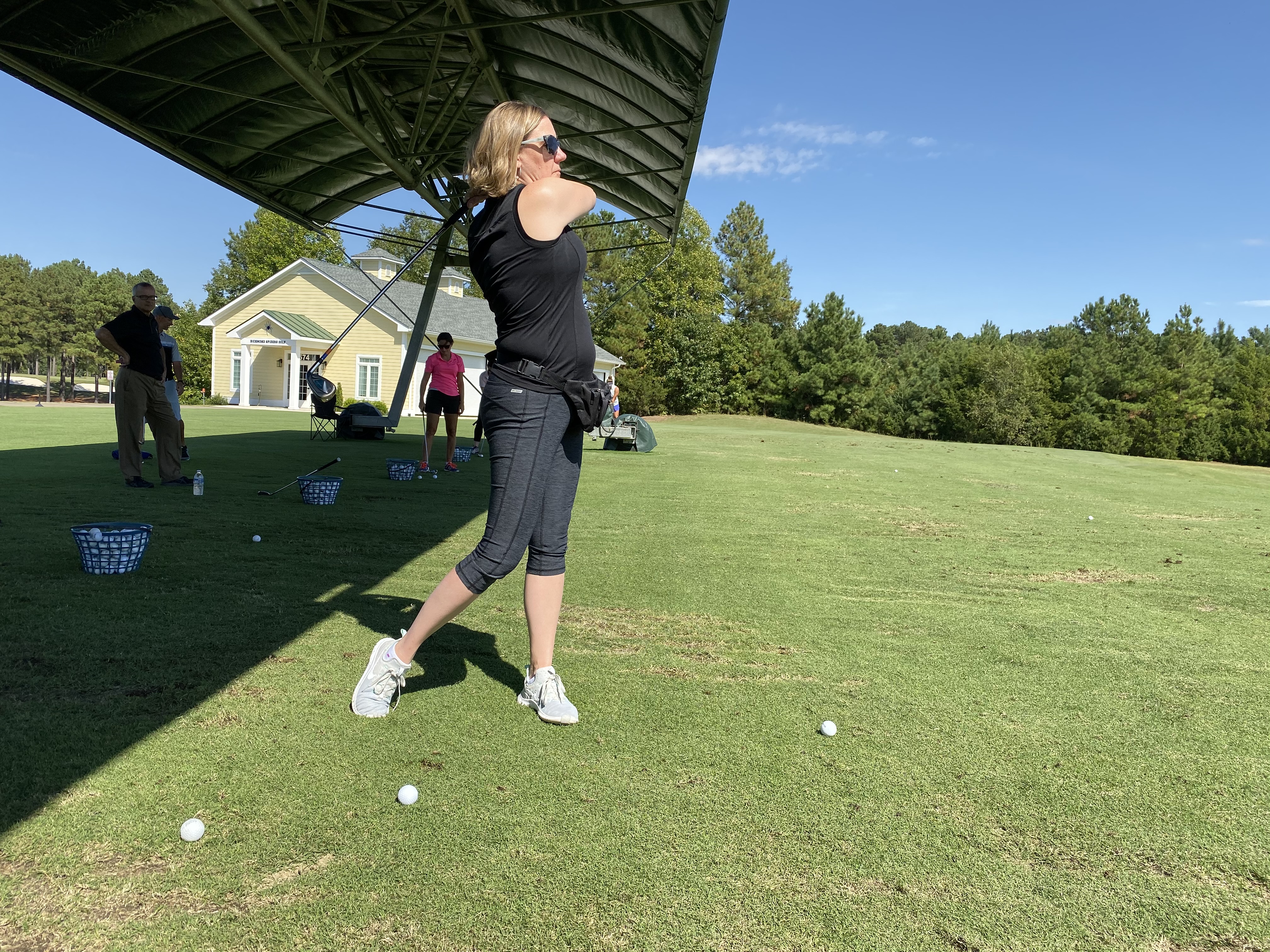 Golf lesson at Independence Golf Club