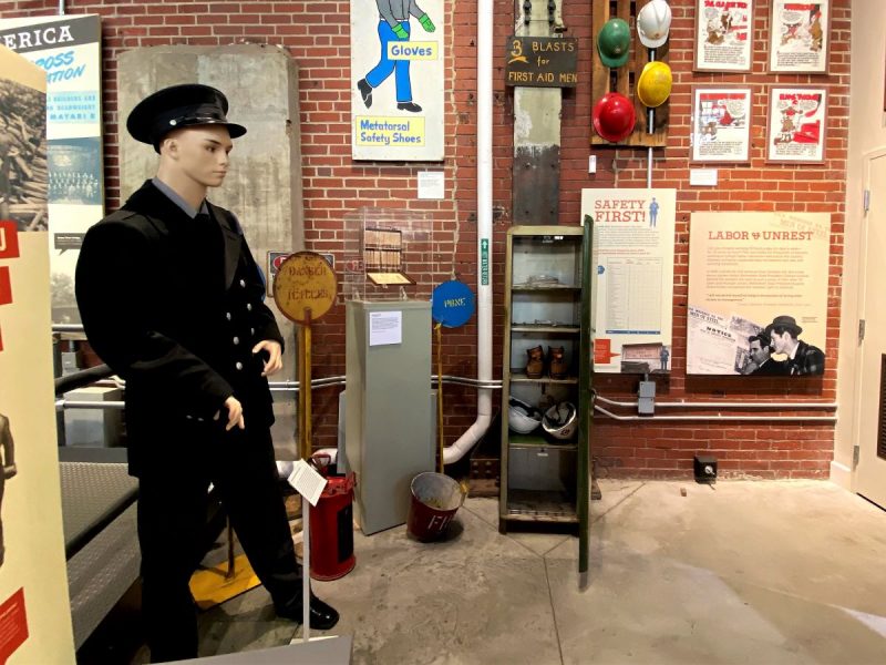 NMIH exhibits tell the story of the industrial era in the USA, including exhibits that highlight worker safety.