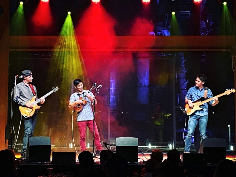 Performers at Musikfest Cafe at SteelStacks, one of the best things to do in Bethlehem, PA.