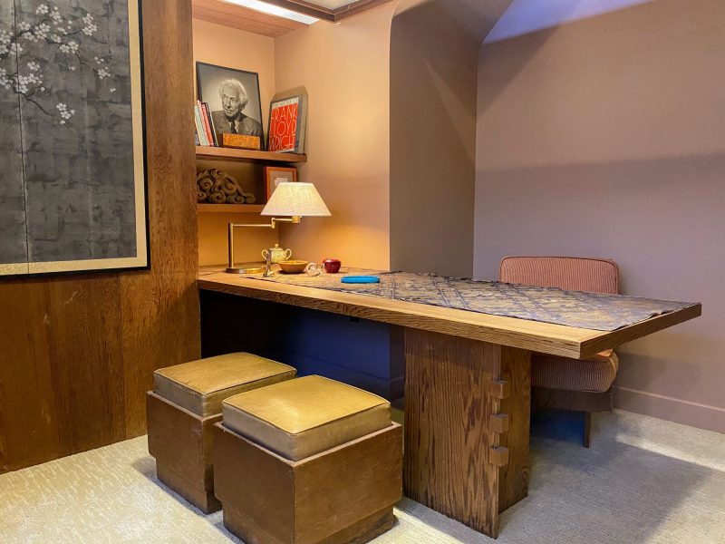 Frank Lloyd Wright office in San Francisco now reassembled and preserved in Erie, PA at the Hagen History Center