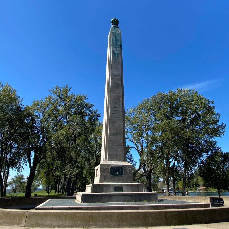 Perry Monument at Presque Isle State Park in Erie, Pennsylvania.