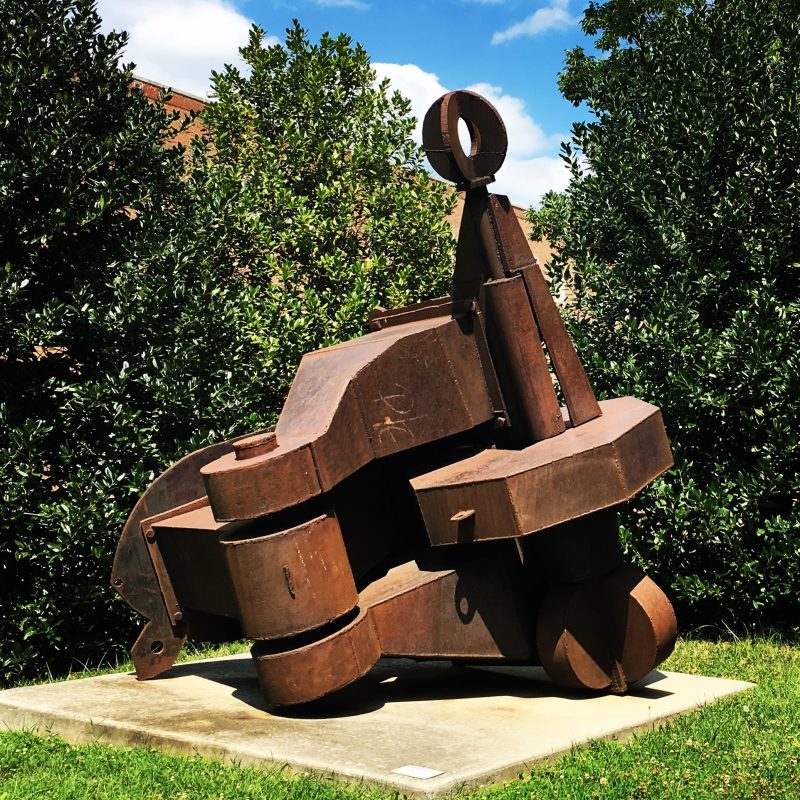 Weatherspoon Art Museum at UNCG, sculpture outside the museum