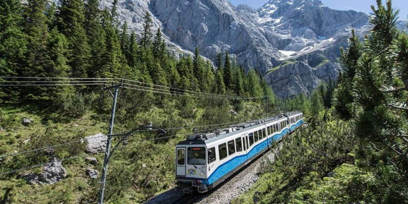 the Zugspitze cablecar is a top attraction when traveling to Germany with kids