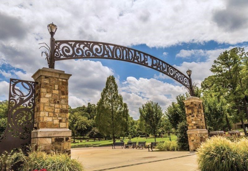 Entrance to Avondale Park in Birmingham, AL -- a cornerstone of the community